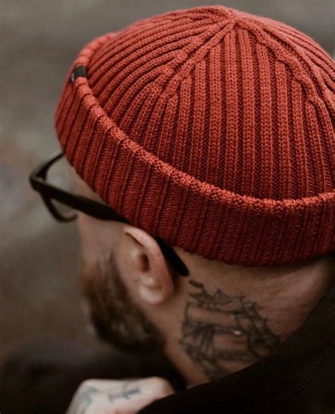 Wine Red Fisherman Beanie Merino Wool Ribbed Fisherman Beanie Etsy