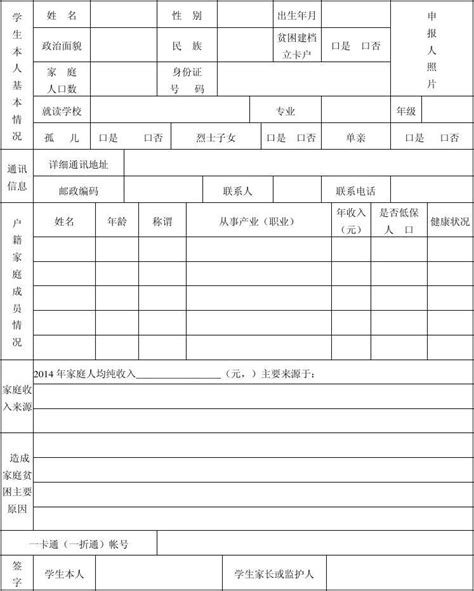 安徽省雨露计划申请表2014word文档在线阅读与下载无忧文档