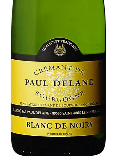 N V Paul Delane Crémant de Bourgogne Blanc de Noirs Brut Vivino US