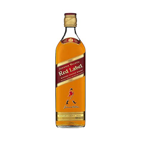 Whisky Johnnie Walker Sello Rojo 375 Ml Almacenes JR