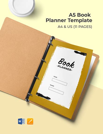 Free Sample Book Planner Template Word Doc Apple Mac Pages