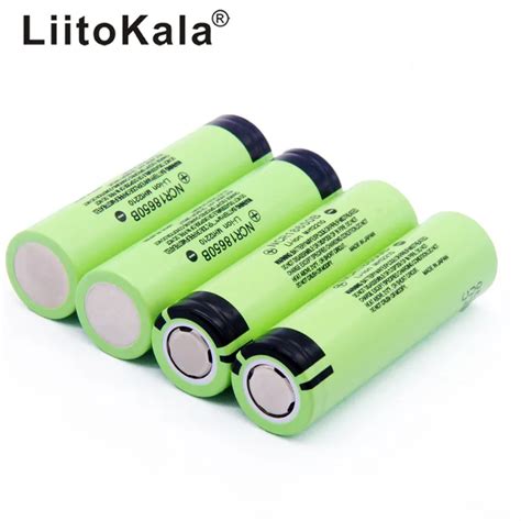 Caliente Liitokala Original NCR18650B 3 7 V 3400 Mah 18650 De 3400 Mah