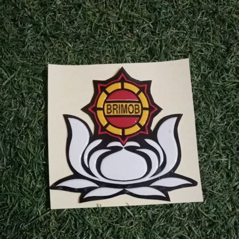 Jual Stiker Embos Brimob Stiker Embos Brimob Teratai Shopee Indonesia