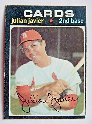 Julian Javier Topps Baseball Card St Louis Cardinals G Ebay