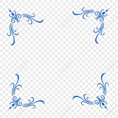 Borde Azul Png Imágenes Gratis Lovepik