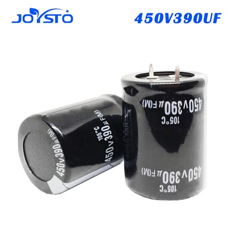 2pcs 390uf 450v Aluminum Electrolytic Capacitor 450v 390uf 30 40mm