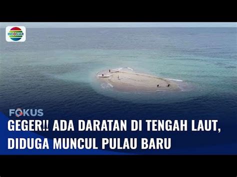 Heboh Ada Temuan Daratan Di Tengah Laut Perairan Polewali Mandar