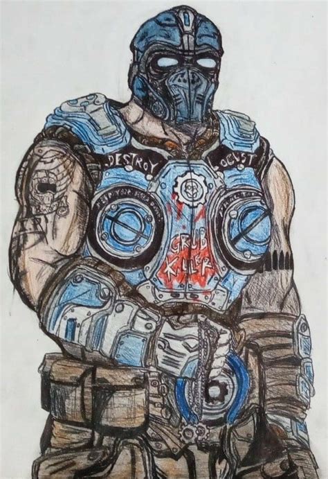 Clayton Carmine Gears Of War Cool Gear Cogs Commando Pinup