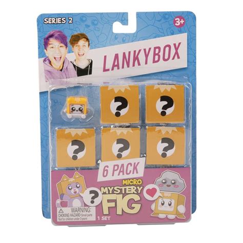 Lankybox Micro Mystery Figure 6 Pack Character Toys