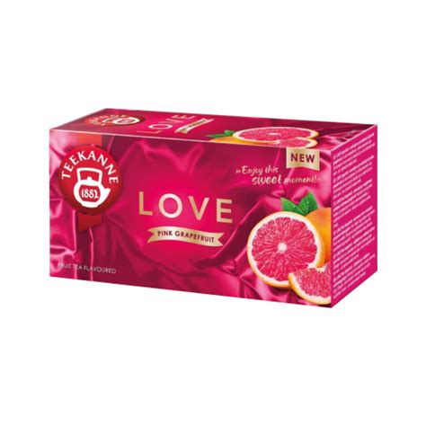 Herbata Teekanne Love Pink Grapefruit 20 kopert o smaku różowego