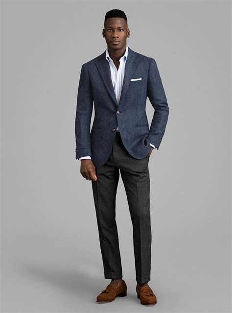 13 Navy Blazer And Grey Pants Outfits For Men Suits Expert