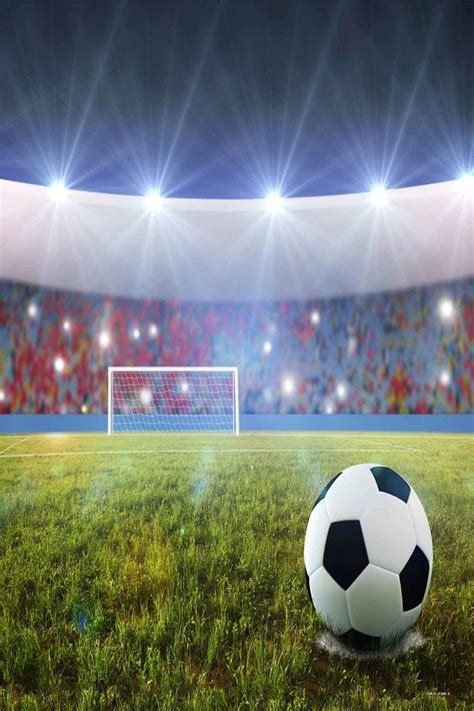Sport Backdrops Soccer Field Photography Backdrop S 1166 Soccer Ball