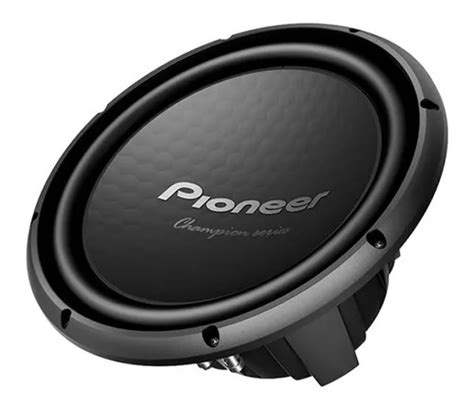 Subwoofer Pioneer Ts W S W Rms Cor De M Sica Preto