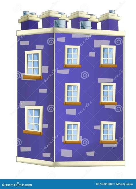 Cartoon Block Of Flats 31460917