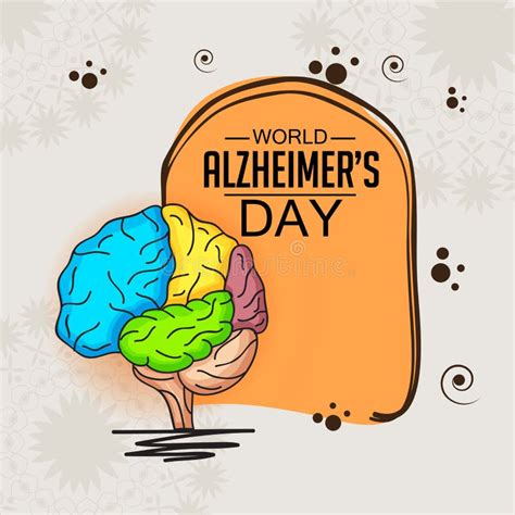 World Alzheimer`s Day Stock Illustration Illustration Of Month 99629075