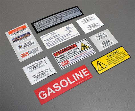 Plastic Labels and Plastic Equipment Tags - MPC