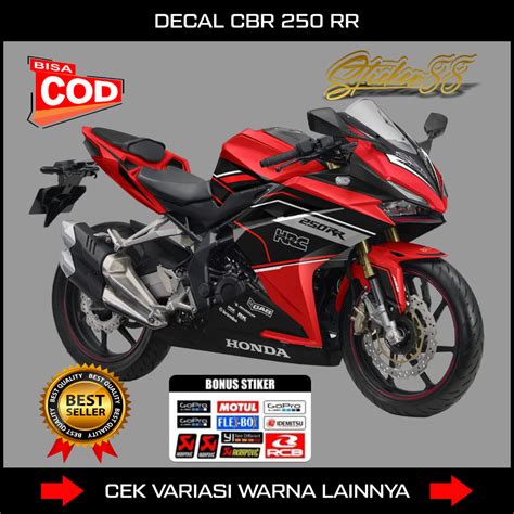 Jual DECAL STRIPING FULL BODY HONDA CBR 250 RR GRAFIS COSTUME DESIGN