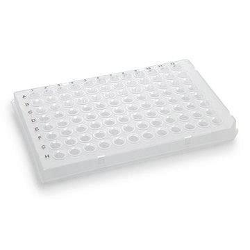 Globe Scientific PCR Plates 0 1mL 96 Well PCR Plate Half Skirt Clear