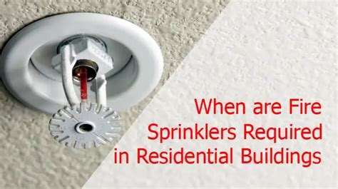 Residential Buildings Fire Sprinkler Requirements Hot Sex Picture