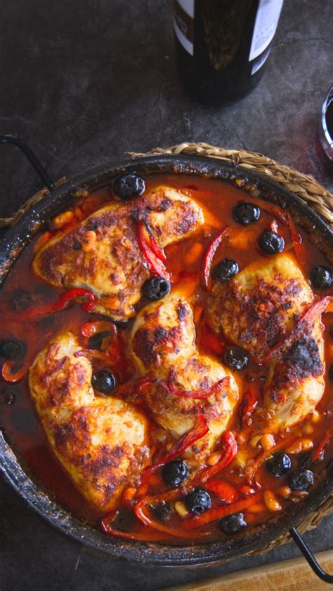 Spanish Chicken In Smoky Bravas Sauce Spicy Recipe Recipe Spicy