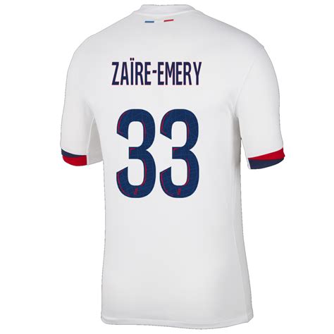 Maillot Za Re Emery Psg Ext Rieur Sur Foot Fr