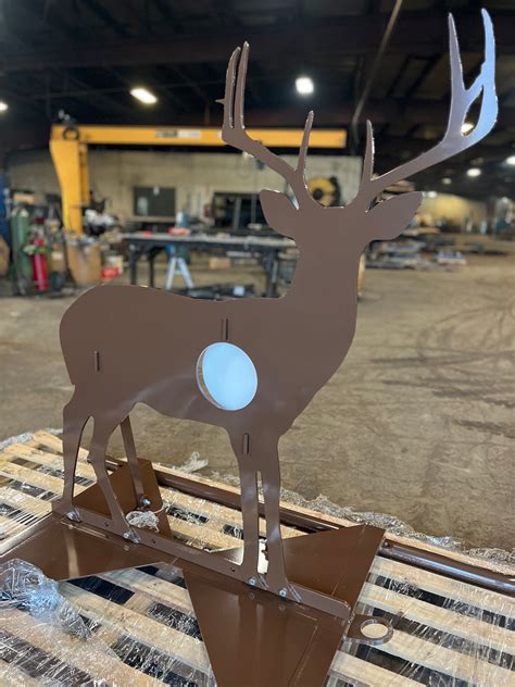 Life Size Mule Deer Target Ar500 Shoot Life Size Target Co Llc