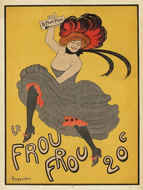 Can Can Dancer Art Nouveau French Poster Photographic Print By