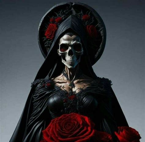 A Woman Dressed As A Skeleton Holding A Red Rose In Her Hand And