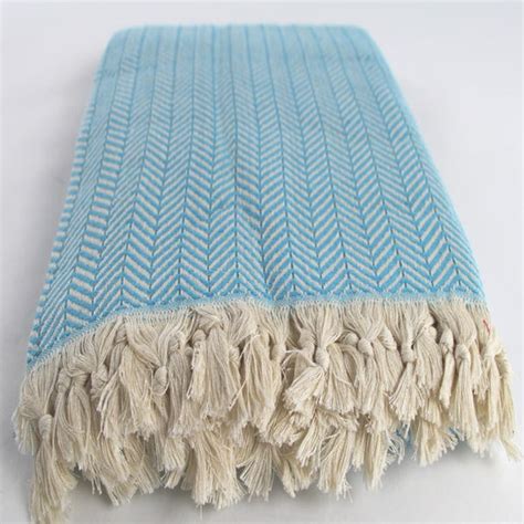 Items Similar To 100 Natural Cotton Blanket Damla Throw Blanket