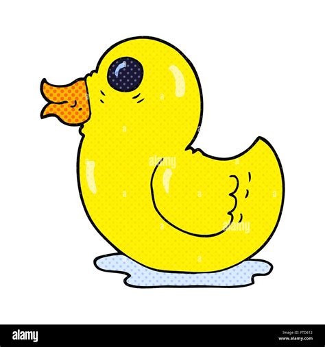 Freehand Drawn Cartoon Rubber Duck Stock Vector Image And Art Alamy