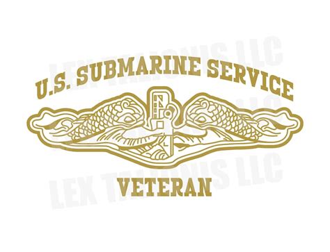 Us Submarine Service Veteran Vinyl Cut Decal Silent Etsy