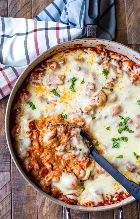 Easy One Skillet Lasagna I Heart Eating