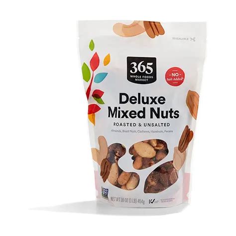 Unsalted Deluxe Mixed Nuts Oz At Whole Foods Market