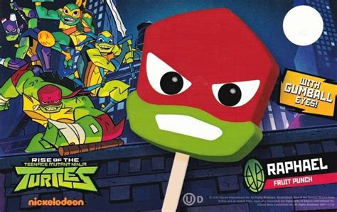 Blue Bunny Rise Of The Tmnt Ice Cream Sticker Menu By Ninjaturtles0319