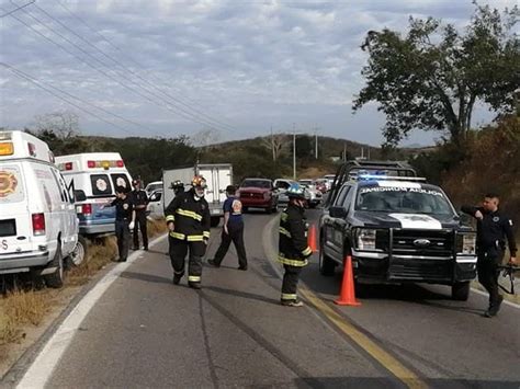 Accidente En La Carretera Libre Mazatl N Culiac N Deja Cuatro Heridos