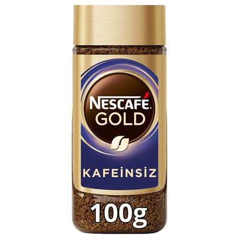 Nescafe Gold Çözünebilir Kahve Kafeinsiz 100 G Kavanoz Migros