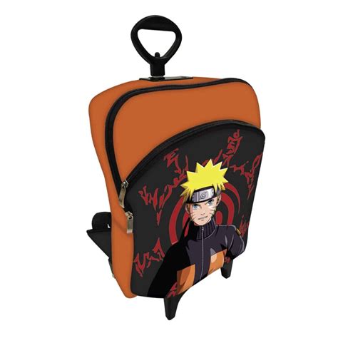 Kit Mochila Rodinhas Lancheira Isoprene Naruto Uzumaki Loja