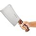 Amazon Juvale Stainless Steel Meat Cleaver Knife With Wooden