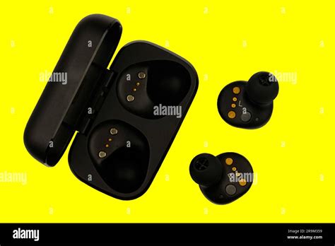 Wireless Stereo Earbuds Black Wireless Earphones And Charging Case