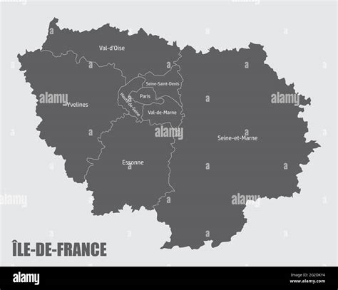 Pr Sentation Imagen Carte Des D Partements Ile De France Fr