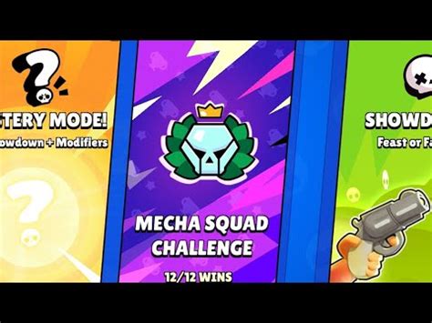 Mecha Squad Challenge Completed In Brawl Stars Youtube