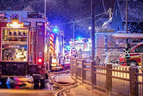 Update Brand in Leukersdorf Feuerwehr kämpft gegen Flammeninferno in