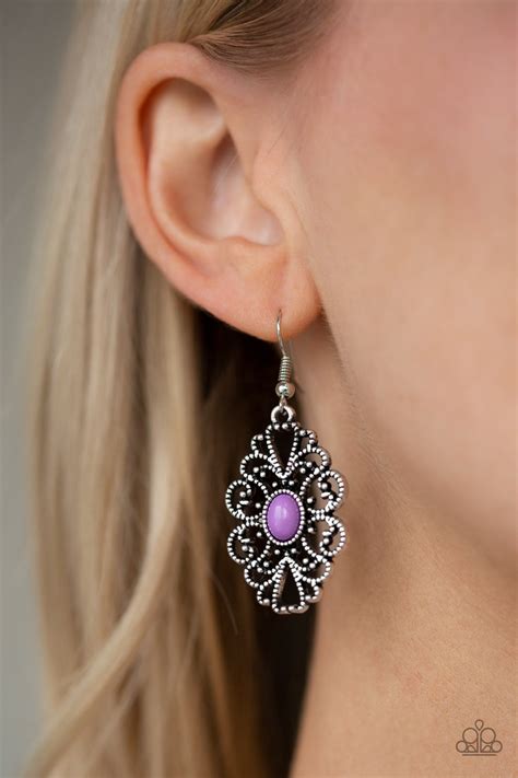 Over The Pop Purple Paparazzi Earrings Jewelryblingthing