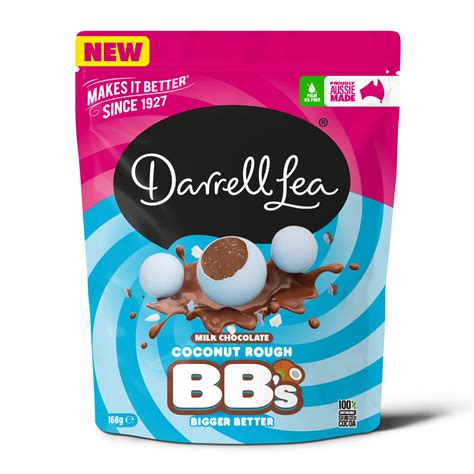 Milk Chocolate Coconut BBs 168g Darrell Lea