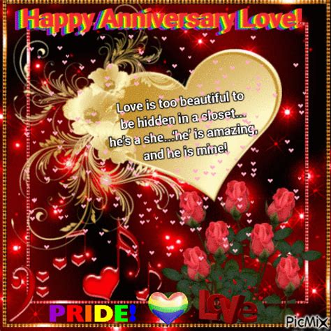 Happy Anniversary Love Free Animated  Picmix