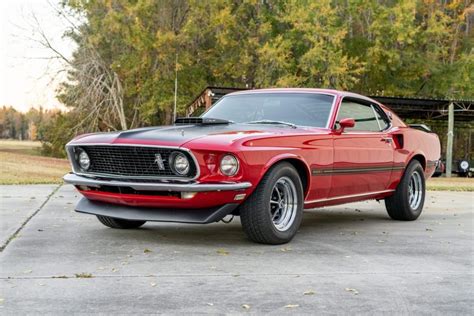 For Sale 1969 Ford Mustang Mach 1 Candy Apple Red 428ci Cobra Jet