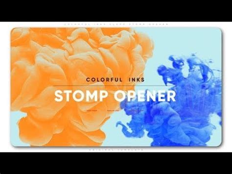 Colorful Inks Claps Stomp Opener After Effects Template Project