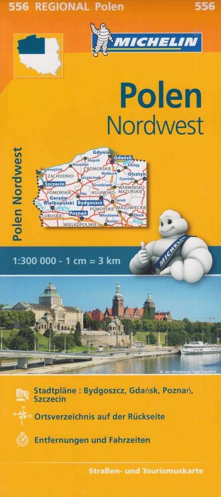 Michelin Regionalkarte Polen Nordwest Geobuchhandlung