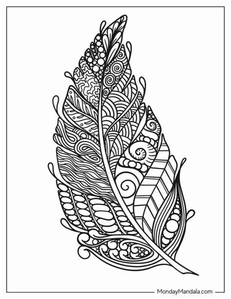 30 Zentangle Coloring Pages (Free PDF Printables)