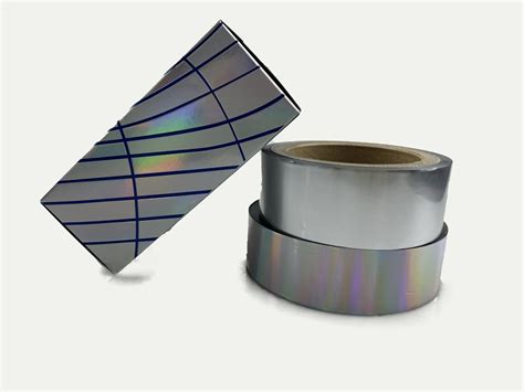 Silver Rainbow Holographic Hot Stamping Foil For Metallic Film And Paper Hot Stamping Foil And